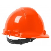 Whistler Cap Style Hard Hat with HDPE Shell with 4-Point Textile Suspension and Pin-Lock Adjustment - Orange